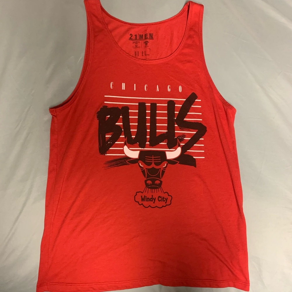 Red Chicago Bulls Tanktop